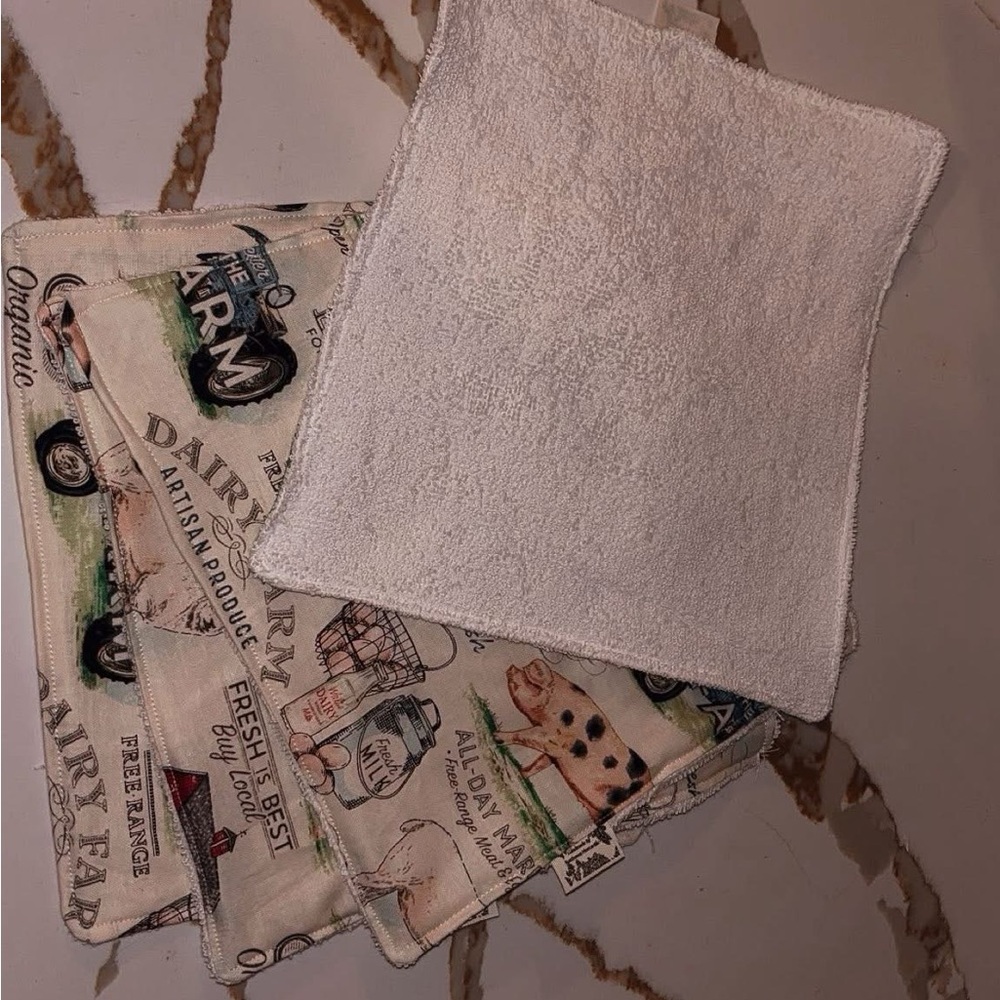 Farm Print Rags - Picture 4 of 4